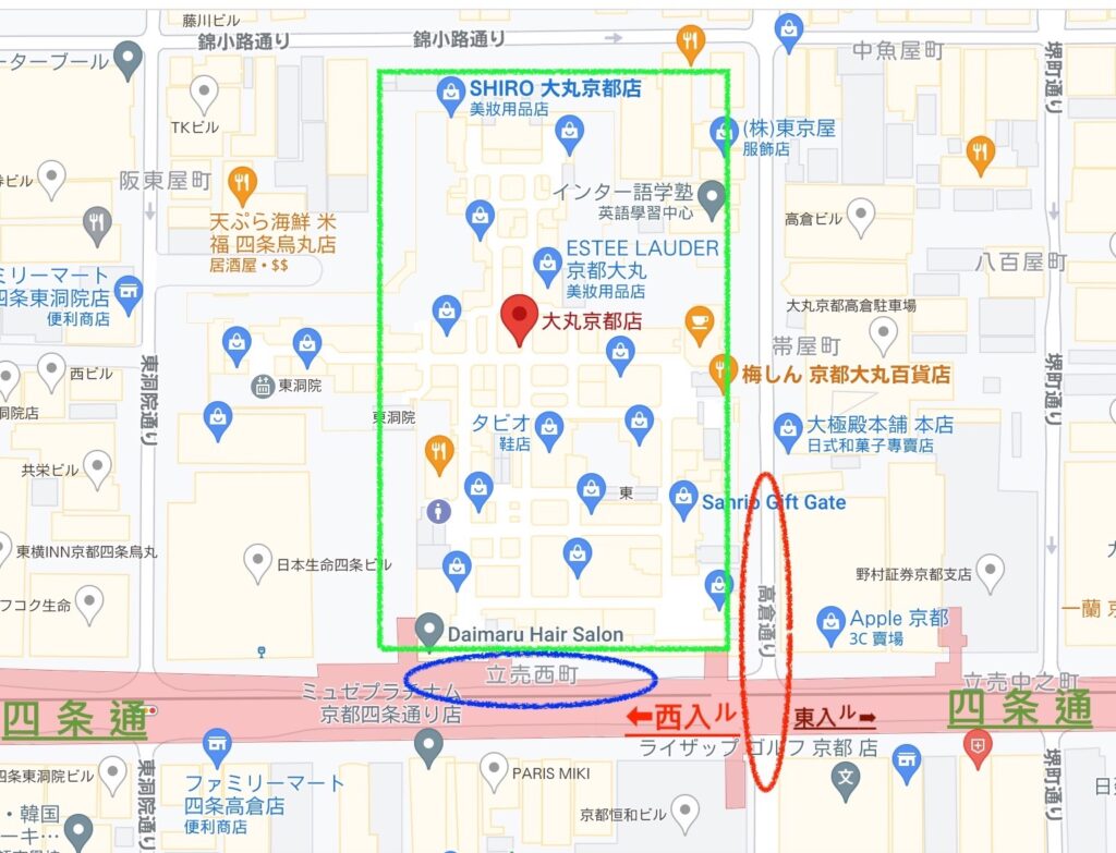 大丸百货京都店地址-如何看懂日本的地址